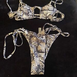 Snake Print Bikini